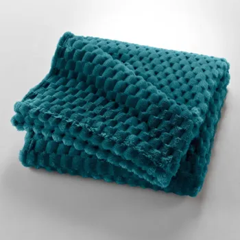 Patura albastra din microflanel 125x150 cm Mini Frosty - douceur d'interieur imagine
