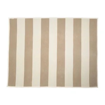 Patura bej/crem din amestesc de lana 140x180 cm Bob Mud Vanilla - Pappelina imagine