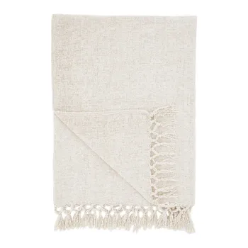 Patura crem din janilie 130x170 cm Wilson - Catherine Lansfield imagine