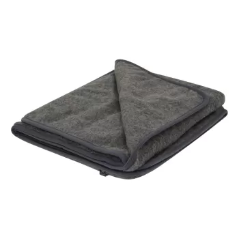 Patura de lana merino Native Natural, 140 x 200 cm, gri imagine