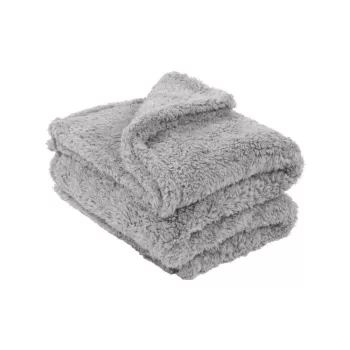 Patura de plus Tiseco Home Studio Teddy, 130 x 170 cm, taupe imagine