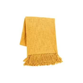 Patura din bumbac 130x160 cm Cotton Slub - Tiseco Home Studio imagine