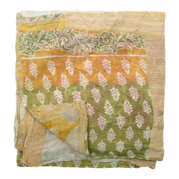 Patura din bumbac reciclat 130x150 cm Sari - Bloomingville imagine