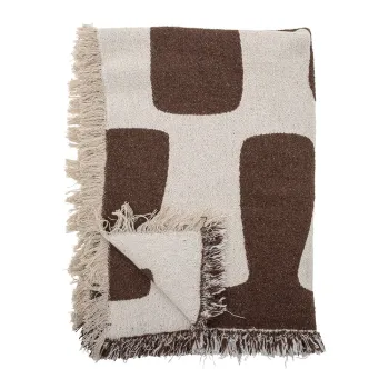 Patura din bumbac reciclat 130x160 cm Bilston - Bloomingville imagine