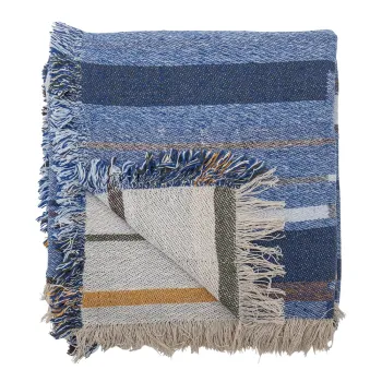 Patura din bumbac reciclat 130x160 cm Toscana - Bloomingville imagine