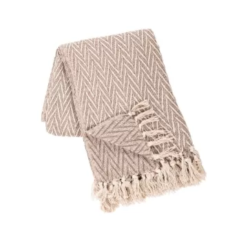 Patura din bumbac reciclat 130x170 cm Alpana - Tiseco Home Studio imagine