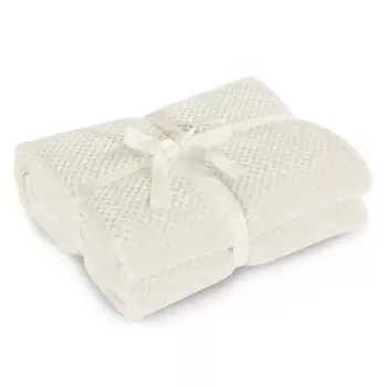 Patura din microfibra DecoKing Henry, 150 x 200 cm, crem imagine