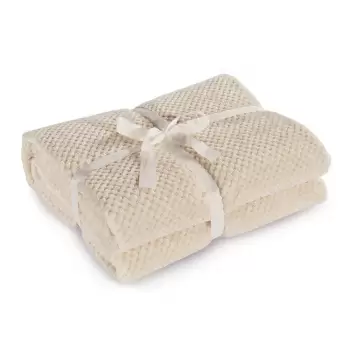 Patura din microfibra DecoKing Henry, 170 x 210 cm, bej imagine