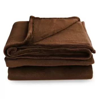Patura din microfibra DecoKing Mic, 150 x 200 cm, maro imagine