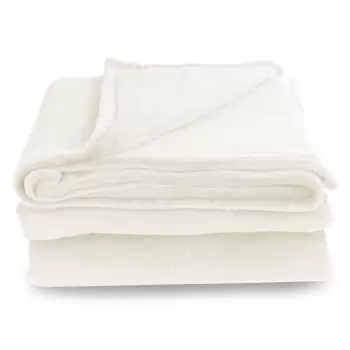 Patura din microfibra DecoKing Mic, 160 x 210 cm, crem deschis imagine