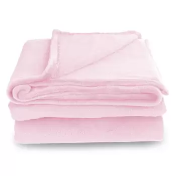 Patura din microfibra Decoking Mic, 200 x 220 cm, roz deschis imagine