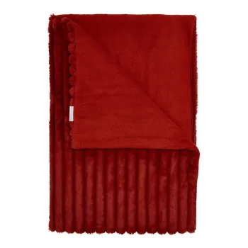 Patura din microplus 130x170 cm Cosy Ribbed - Catherine Lansfield imagine