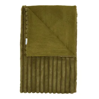 Patura din microplus 130x170 cm Cosy Ribbed - Catherine Lansfield imagine