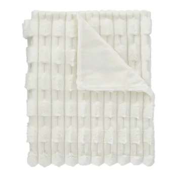 Patura din microplus 150x200 cm - Bianca imagine