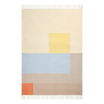 Patura galbena/albastra 125x190 cm Brick - Mette Ditmer Denmark imagine