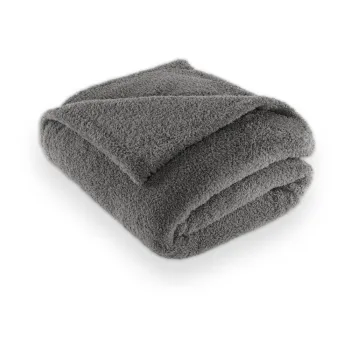 Patura gri din microplus/cocolino 150x200 cm Cocoon - Tiseco Home Studio imagine