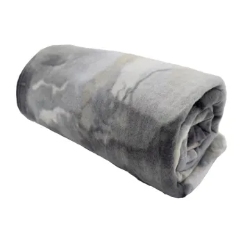 Patura gri din polar/fleece 150x200 cm Marble - JAHU collections imagine