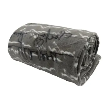 Patura gri din polar/fleece 150x200 cm Postcard - JAHU collections imagine