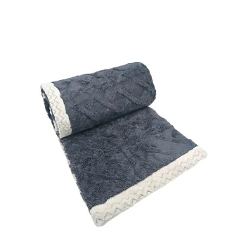 Patura gri din sherpa 150x200 cm Island - My House imagine