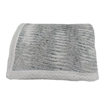 Patura gri din sherpa 150x200 cm Marble - My House imagine