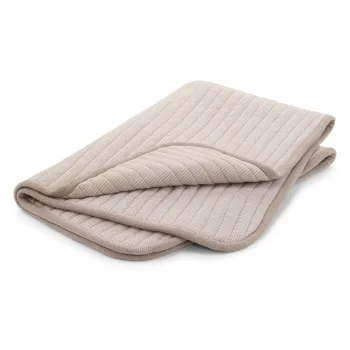 Patura gri pentru caini din bumbac 60x80 cm Onda Greige S - MiaCara imagine