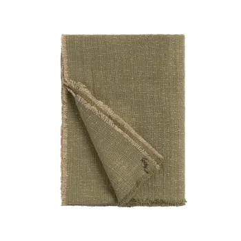 Patura kaki din bumbac 130x180 cm Handloom - Lorena Canals imagine