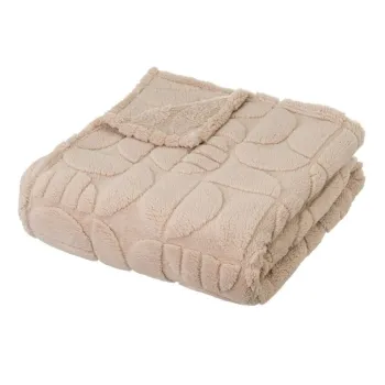 Patura maro deschis din microplus/cocolino 130x160 cm Mid Century - Casa Seleccion imagine