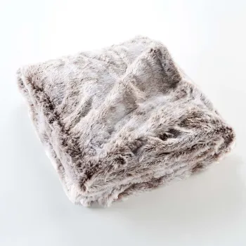 Patura maro din blana artificiala 180x220 cm Antartic - douceur d'interieur imagine