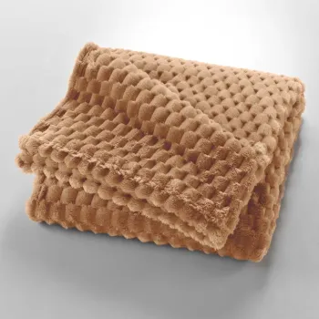 Patura maro din microflanel 125x150 cm Mini Frosty - douceur d'interieur imagine