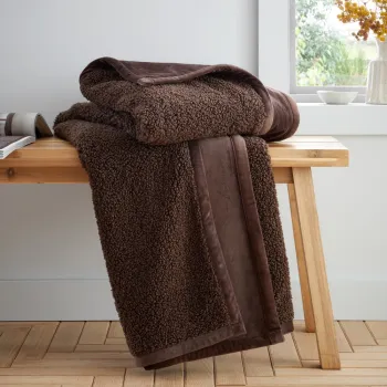 Patura maro din microplus/cocolino 130x170 cm Velvet Boucle - Catherine Lansfield imagine