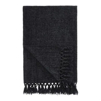 Patura neagra din janilie 130x170 cm Wilson - Catherine Lansfield imagine