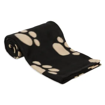 Patura neagra pentru caini din polar/fleece 150x100 cm Trixie Barney - Placek Pet Products imagine