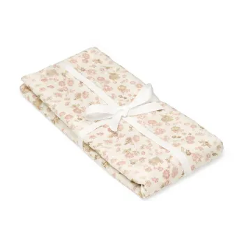 Patura pentru copii, bej din bumbac organic 120x120 cm Augusta - Cam Cam Copenhagen imagine