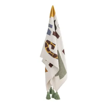 Patura pentru copii din bumbac reciclat 130x160 cm Memmo - Bloomingville Mini imagine