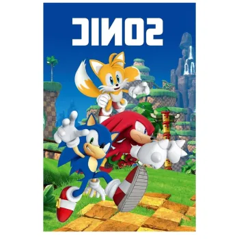 Patura pentru copii din polar/fleece 100x150 cm Sonic - Jerry Fabrics imagine