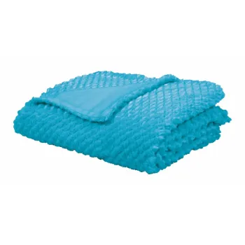 Patura Tiseco Home Studio Pine, 150 x 200 cm, albastru imagine