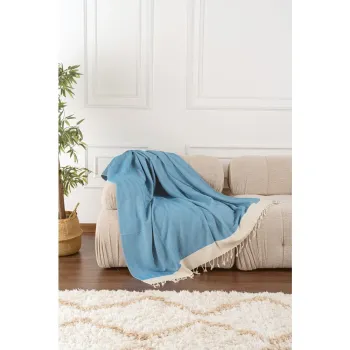 Patura turcoaz 150x200 cm Baliksirti - Mijolnir imagine