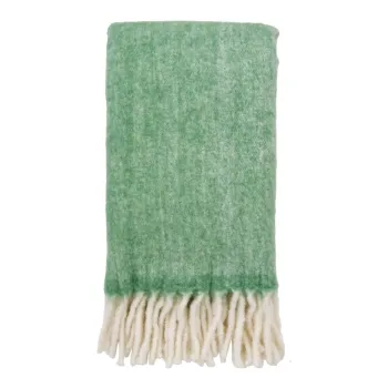 Patura verde din amestesc de lana 130x170 cm Carmel - House Nordic imagine