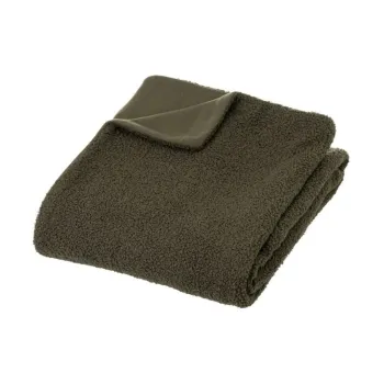 Patura verde din sherpa 130x160 cm Sherpa Boucle - Casa Seleccion imagine