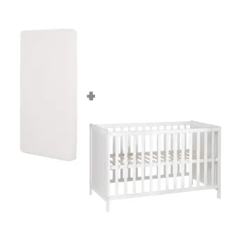 Patut alb 60x120 cm - Roba imagine