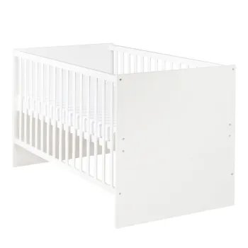 Patut alb cu inaltime reglabila 70x140 cm Anton - Roba imagine