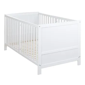 Patut alb cu inaltime reglabila 70x140 cm Easy Sleep - Roba imagine