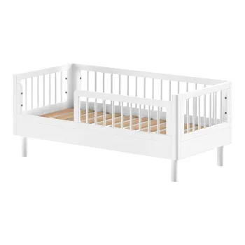 Patut alb din lemn de fag 70x140 cm Forrest - Vipack imagine