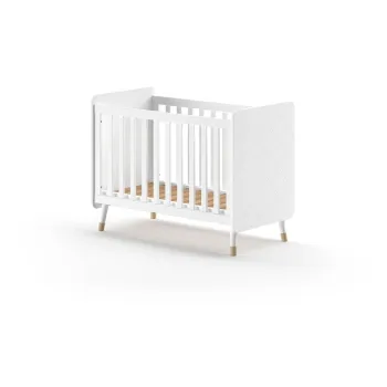 Patut alb din lemn masiv de pin 60x120 cm BILLY - Vipack imagine