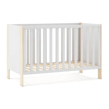 Patut alb/in culoare naturala 60x120 cm Esteban - Marckeric imagine