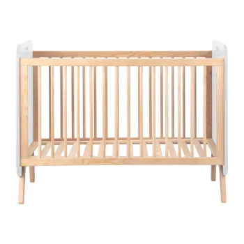 Patut alb/in culoare naturala cu aspect de lemn de pin 60x120 cm Paris - Marckeric imagine