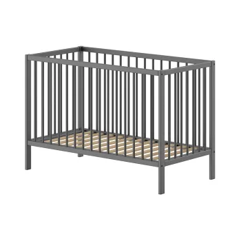 Patut gri antracit din lemn masiv de pin 60x120 cm DINO - Vipack imagine