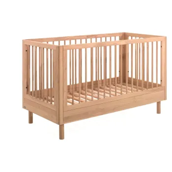 Patut in culoare naturala din lemn de stejar 70x140 cm Forrest - Vipack imagine