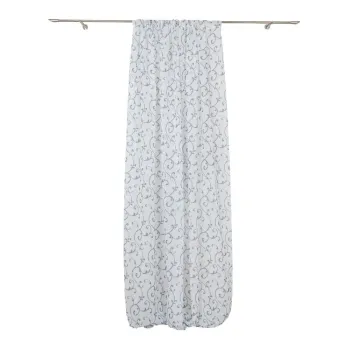 Perdea alb-albastru 300x260 cm Fiesta - Mendola Fabrics imagine