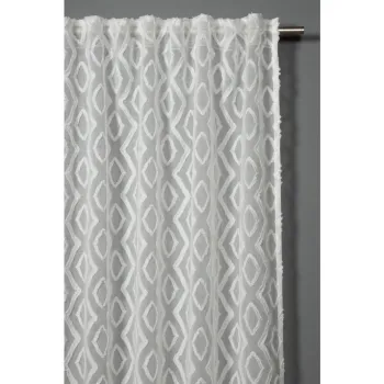 Perdea alba 140x245 cm Diamant Scherli - Sehlbach imagine